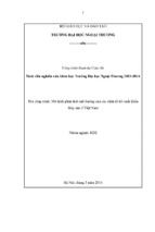 Công trình nghiên cứu mô hình phân tích ảnh hưởng của các nhân tố tới xuất khẩu thủy sản ở việt nam   1