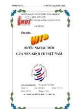 Tiểu luận wto bước ngoặc mới của nền kinh tế việt nam   1