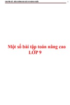 Chuyên đề bồi dưỡng HSG môn Toán 9