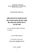 Kiểm soát rủi ro trong thu hút đầu tư nước ngoài để phát triển bền vững môi trường đầu tư tại việt nam