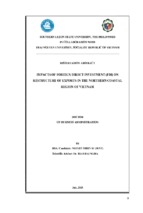 Impacts of foreign direct investment on restructure of exports in the northern coastal region of vietnam