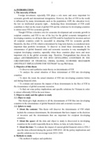 Determinants of fdi into developing countries in the circumstance of financial crisis, global economic recession and policy implications for vietnam