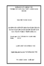 Luận văn thạc sĩ giải pháp hỗ trợ tài chính đối với các doanh nghiệp nhỏ và vừa ở việt nam giai đoạn từ nay đến năm 2010