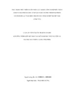 Thực trạng phát triển nguồn nhân lực tại khu công nghiệp bắc thăng long và nam thăng long (tt)