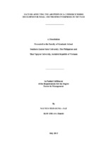 Factors affecting the adoption of e commerce model developed for small and medium enterprises in vietnam