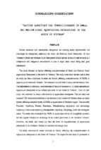 Factors affecting the competitiveness of small and medium sized aquaculture enterprises in the north of vietnam