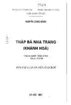 Tháp bà nha trang khánh hòa