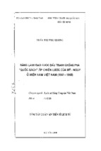 đảng lãnh đạo cuộc đấu tranh chống phá quốc sách ấp chiến lược của mỹ ngụy ở miền nam việt nam