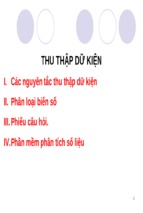 Bài giảng thu thập dữ liệu