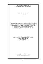 Luận văn thạc sĩ khoa học lâm nghiệp xây dựng đường cơ sở (baseline) và ước tính năng lực hấp thụ co2 của rừng thường xanh tỉnh đăk nông