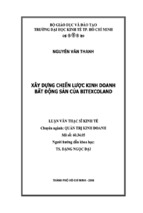 Luận văn thạc sĩ kinh tế xây dựng chiến lược kinh doanh bất động sản của bitexcoland   tài liệu, ebook, giáo trình