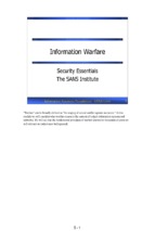 Information warfare