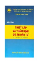 Thẩm định dự án đầu tư