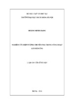 Nghiên cứu hiện tượng chuyển pha trong vùng hoạt lò phản ứng hạt nhân