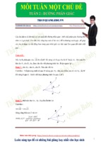 Tính chất đường phân giác -  full lời giải