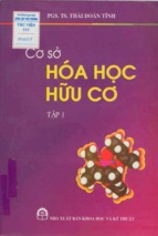 Cơ sở hóa học hữu cơ   tập 1   pgs.ts thái doãn tĩnh (giáo trình đh   cđ)