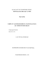 Nghiên cứu tạo sinh khối spirulina platensis sạch bằng quy trình nuôi trong hệ kín