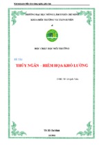 Thủy ngân hiểm họa khó lường