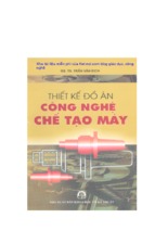 Ebook thiết kế đồ án công nghệ chế tạo máy   gs.ts trần văn địch