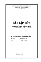 Bài tập lớn môn kinh tế vĩ mô   đại học hàng hải nhóm 2