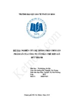 Nghiên cứu hệ thống phân phối sản phẩm gỗ của công ty cổ phần chế biến gỗ đức thành