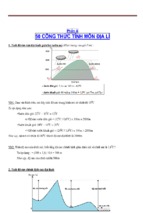 110 bài tập vẽ biểu đồ và 50 công thức tính trong môn địa lý