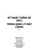 Kỹ thuật thống kê spc trong quản lý chất lượng