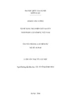 Tội sử dụng trái phép chất ma túy theo pháp luật hình sự việt nam