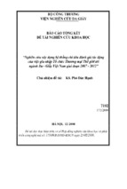 Nghiên cứu xây dựng hệ thống chỉ tiêu đánh giá tác động của việc gia nhập tổ chức thương mại thế giới tới ngành da   giầy việt nam giai đoạn 2007   2012