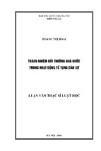 Trách nhiệm bồi thường nhà nước trong hoạt động tố tụng dân sự