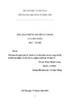 Mối quan hệ giữa kinh tế, chính trị và biểu hiện của nó trong chế độ tư bản chủ nghĩa