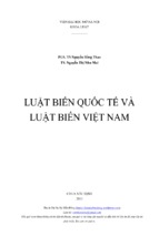 Luật biển quốc tế và luật biển việt nam