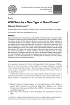 Will china be a new type of great power   trung quốc sẽ là siêu cường kiểu mới