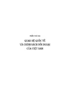 Quan hệ quốc tế và chính sách đối ngoại của việt nam