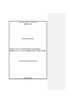 Pháp luật về tuyển dụng lao động trong các cơ quan nhà nƣớc ở việt nam luận văn ths luật