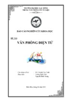 Xây dựng hệ thống văn phòng điện tử