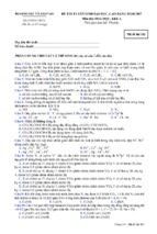 Tổng hợp đề thi đại học, cao đẳng môn hóa 2007 2013