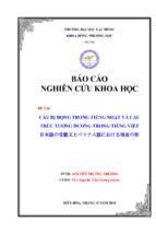 Câu bị động trong tiếng nhật và cấu trúc tương đương trong tiếng việt