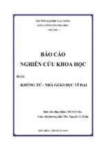 Khổng tử   nhà giáo dục vĩ đại