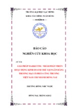 Giải pháp marketing nhằm phát triển hoạt động kinh doanh thẻ tại ngân hàng thương mại cổ phần công thương việt nam chi nhánh đồng nai