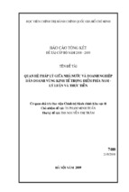 Quan hệ pháp lý giữa nhà nước và doanh nghiệp dân doanh vùng kinh tế trọng điểm phía nam lý luận và thực tiễn