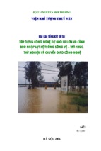 Xây dựng công nghệ dự báo lũ và cảnh báo ngập lụt hệ thống sông vệ   trà khúc, thử nghiệm và chuyển giao công nghệ