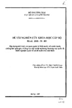 Xây dựng mô hình cơ quan quản lý nhà nước về cạnh tranh chống bán phá giá, chống trợ cấp và tự vệ trong thương mại quốc tế. kinh nghiệm quốc tế và đề xuất cho việt nam