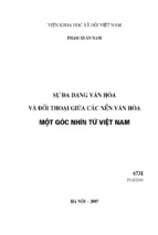 Sự đa dạng văn hoá và đối thoại giữa các nền văn hoá một góc nhìn từ việt nam