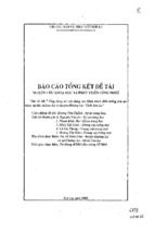 ứng dụng và xây dựng mô hình trình diễn trồng rau an toàn tại thị xã sơn la và huyện mường la tỉnh sơn la