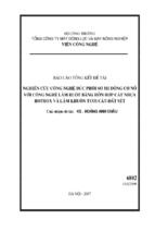 Nghiên cứu công nghệ đúc phôi sơ mi động cơ nổ với công nghệ làm ruột bằng hỗn hợp cát nhựa hotbox và làm khuôn tươi cát   đất sét