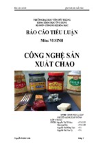 Qui trình sản xuất chao