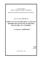 Nghiên cứu xử lý bã điện phân của nhà máy kẽm điện phân thái nguyên để thu hồi đồng đáp ứng yêu cầu luyện đồng