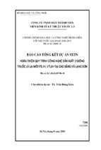 Hoàn thiện quy trình công nghệ sản xuất 2 giống thuốc lá lai mới vtl1h, vtl5h tại cao bằng và lạng sơn