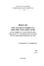 Nghiên cứu áp dụng phương pháp cộng hưởng từ để tìm kiếm nước ngầm một số vùng trọng điểm ở miền bắc việt nam